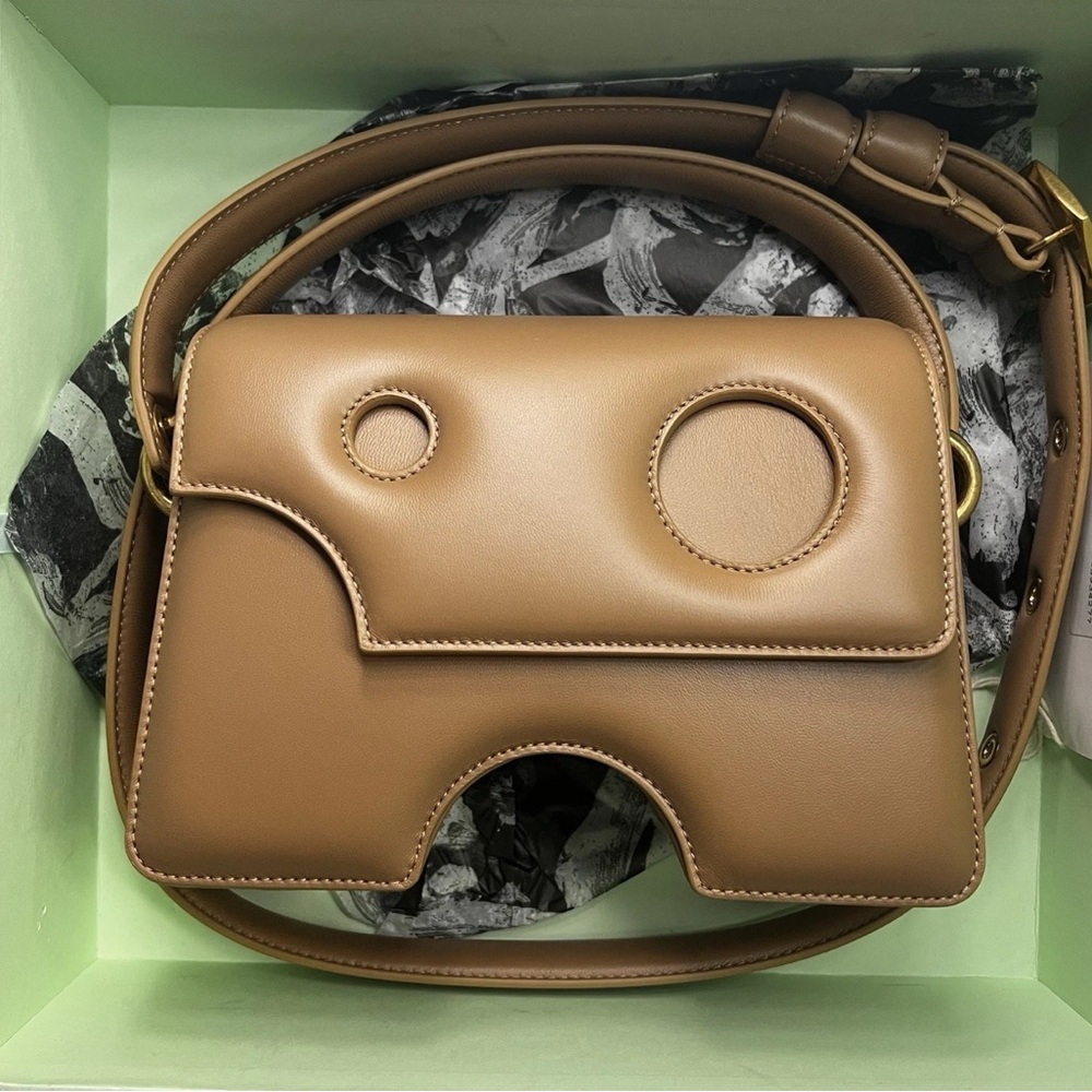 Off-White Burrow 22 Leather Crossbody Bag – New / Authentic